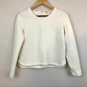 Madewell Jacquard Grid Top